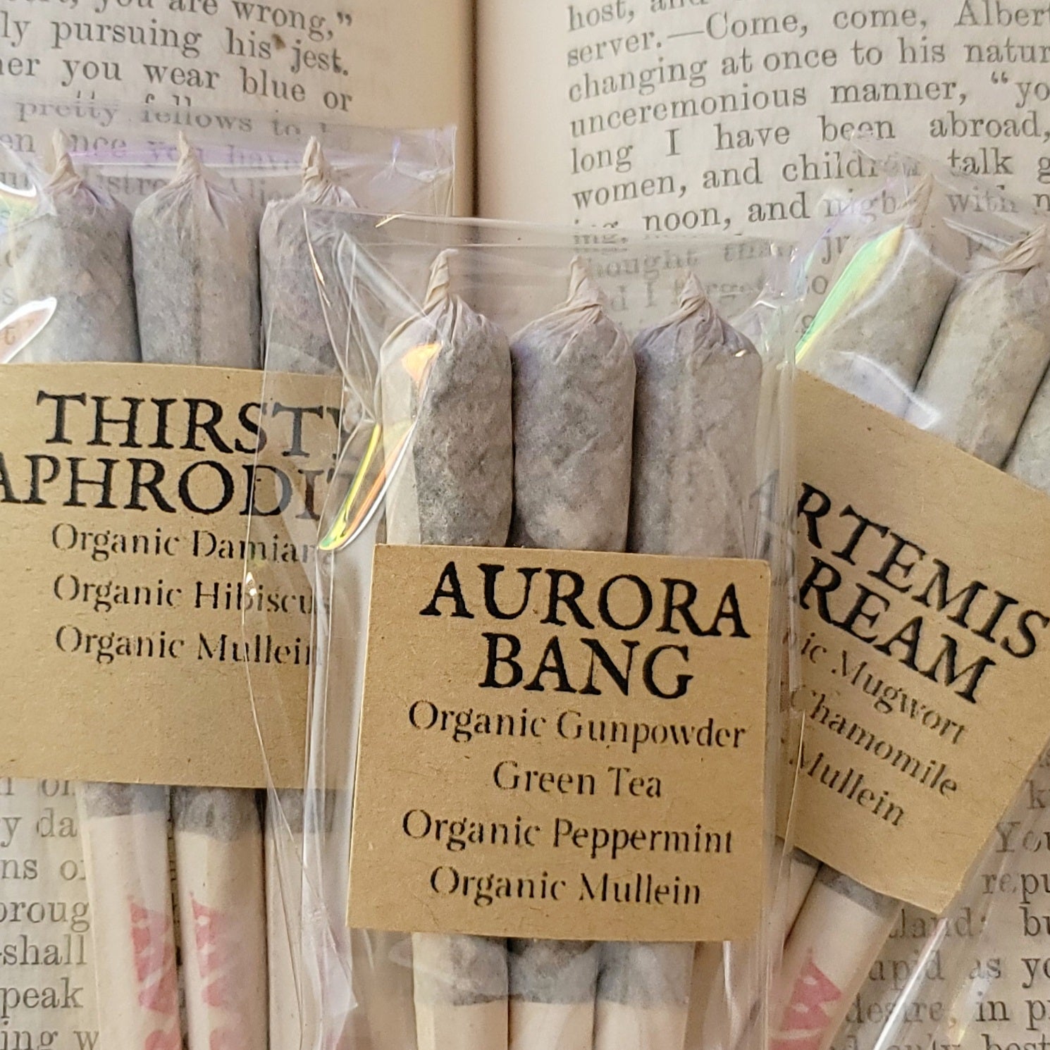 Organic Herbal Mix Pre Rolled Cones Smolder Stick Sampler Set 3